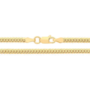 GOLD VERMEIL 2.9MM D-SHAPE SNAKE BRACELET